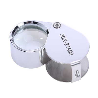30 Times Magnifying Glass 30X21MM Metal Folding Precision Glasses Jewelry Antique Identification Watch Repair Tools
30 Times Magnifying Glass 30X21MM Metal Folding Precision Glasses Jewelry Antique Identification Watch Repair Tools
