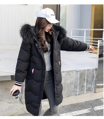 The new Korean version of cocoon down jacket women in the long size of womens hooded cotton-padded clothes
The new Korean version of cocoon down jacket women in the long size of womens hooded cotton-padded clothes