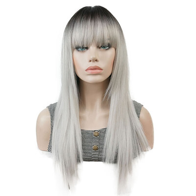 StrongBeauty Long Straight Ombre Blonde Color Swept Bangs Synthetic Wig COLOUR CHOICES
StrongBeauty Long Straight Ombre Blonde Color Swept Bangs Synthetic Wig COLOUR CHOICES