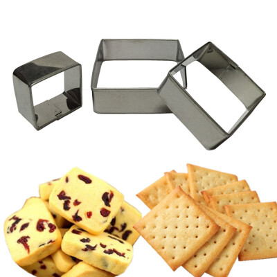 WS Stainless Steel Square Mousse Ring 3D Biscuit Cookie Cutter Mold DIY Baking Pastry Tools 3PCS
WS Stainless Steel Square Mousse Ring 3D Biscuit Cookie Cutter Mold DIY Baking Pastry Tools 3PCS