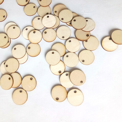 50pcs set Unfinished Wooden Cutout Round shape Hanging Slices with a Hole DIY Wood Crafts Props for Home Decoration
50pcs set Unfinished Wooden Cutout Round shape Hanging Slices with a Hole DIY Wood Crafts Props for Home Decoration