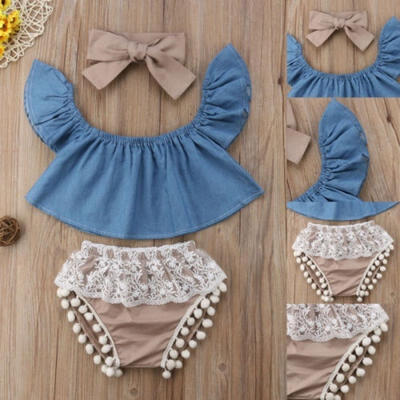 3 Pcs New Newborn Infant Summer Denim Outfits Set Fashion Baby Girl Lace Shorts Sleeveless Tops
3 Pcs New Newborn Infant Summer Denim Outfits Set Fashion Baby Girl Lace Shorts Sleeveless Tops