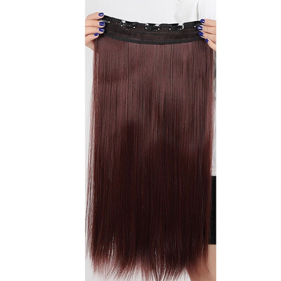 Synthetic Fiber Clips in on Hair Extension 34 Full Head One Piece 5 Clips Long Silky Straight Curly Wavy
Synthetic Fiber Clips in on Hair Extension 34 Full Head One Piece 5 Clips Long Silky Straight Curly Wavy