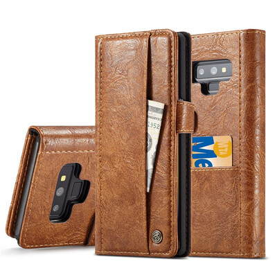 CaseMe New Card Case for Samsung Galaxy Note 9 Case Cover Flip Leather wallet Leather Cover for Galaxy Note 9 Credit Card Case