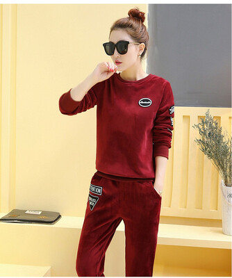 Autumn&winter new Korean lady golden fleece leisure sport set plus plush&thickening fashionable sweater set for two pieces
Autumn&winter new Korean lady golden fleece leisure sport set plus plush&thickening fashionable sweater set for two pieces