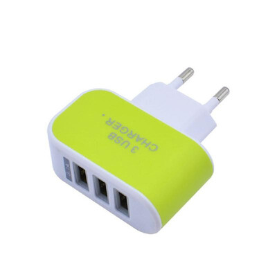 Universal 3 Ports USB Wall Charger Home Travel AC Charger Adapter EU-Plug for Tablets Smartphones
Universal 3 Ports USB Wall Charger Home Travel AC Charger Adapter EU-Plug for Tablets Smartphones
