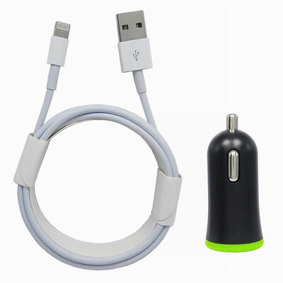 2m Lightning Cable And 5V 21A Car Charger Set Support Data Sync for iPhone 5678XXRXSPlus Max - Black
2m Lightning Cable And 5V 21A Car Charger Set Support Data Sync for iPhone 5678XXRXSPlus Max - Black