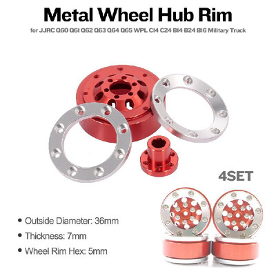 RC Car Upgrade Metal Wheel Tire Hub for JJRC Q60 Q61 Q62 Q63 Q64 Q65 WPL C14 C24 B14 B24 B16 Military Truck 4 Set
RC Car Upgrade Metal Wheel Tire Hub for JJRC Q60 Q61 Q62 Q63 Q64 Q65 WPL C14 C24 B14 B24 B16 Military Truck 4 Set