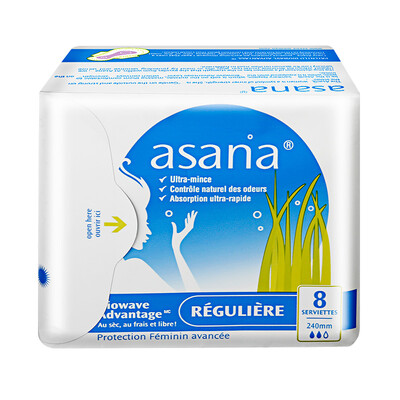 Asana asana Canada imported sanitary napkins female daily net aunt towel antibacterial sanitary napkins 240mm8P
Asana asana Canada imported sanitary napkins female daily net aunt towel antibacterial sanitary napkins 240mm8P