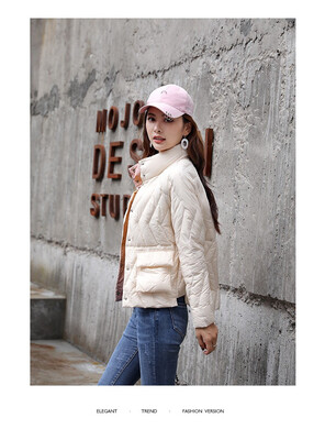Down jacket 2018 winter trend simple fashion personality long sleeve short style stand collar pure color elegant sweet fresh
Down jacket 2018 winter trend simple fashion personality long sleeve short style stand collar pure color elegant sweet fresh