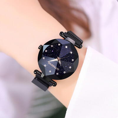 Fashion Women Starry Sky Watches Luxury Diamond Clock Magnet Mesh Waterproof Female Wristwatch relogio feminino zegarek damski
Fashion Women Starry Sky Watches Luxury Diamond Clock Magnet Mesh Waterproof Female Wristwatch relogio feminino zegarek damski
