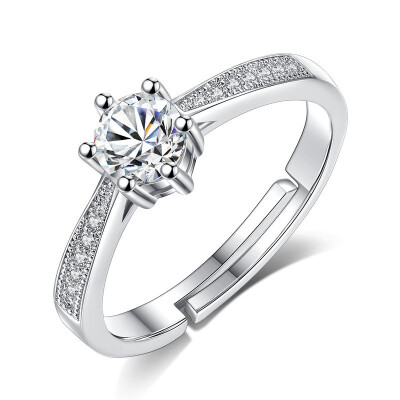 925 Silver Adjustable Size Finger Wedding Rings For Women Jewelry Gift Cubic Zirconia K35
925 Silver Adjustable Size Finger Wedding Rings For Women Jewelry Gift Cubic Zirconia K35