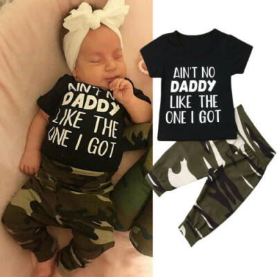 US Summer Toddler Baby Kids Boys Daddy Shirt TopsPants Outfits Clothes 2PCS Set
US Summer Toddler Baby Kids Boys Daddy Shirt TopsPants Outfits Clothes 2PCS Set