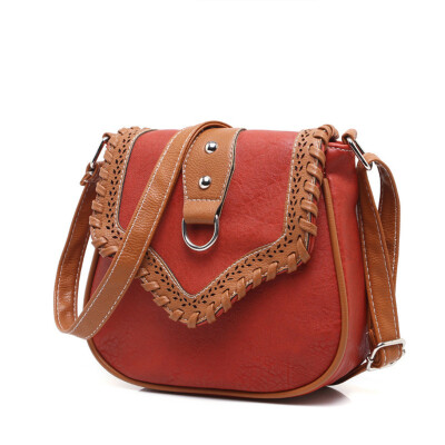 Tailored Ethnic Style Ladies Hollow Color Matching Leather Woven Shoulder Messenger Bag
Tailored Ethnic Style Ladies Hollow Color Matching Leather Woven Shoulder Messenger Bag