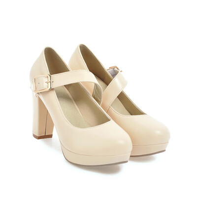 IDIFU Womens Retro Round Toe Buckle Strap Chunky High Heels Platform Mary Jane Pumps Shoes
IDIFU Womens Retro Round Toe Buckle Strap Chunky High Heels Platform Mary Jane Pumps Shoes