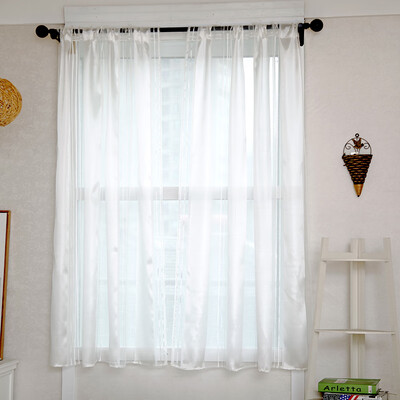 Semi Sheer Curtain Drape Sheer Window Curtains Vertical Stripes Lace Sheer Curtain 55"X40" 1 Panel
Semi Sheer Curtain Drape Sheer Window Curtains Vertical Stripes Lace Sheer Curtain 55"X40" 1 Panel