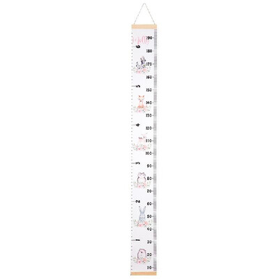 Growth Height Chart Canvas&Wood Frame Cute Cartoon Animals Handing Removable Wall Ruler for Baby Kids Children Room Wall Decor
Growth Height Chart Canvas&Wood Frame Cute Cartoon Animals Handing Removable Wall Ruler for Baby Kids Children Room Wall Decor