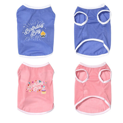 Pink Blue Dog Vest Vest Pet Costume Dog Cat Clothes Spring Summer Thin Cotton Birthday Day Vest Breathable Sleeveless T-shirt
Pink Blue Dog Vest Vest Pet Costume Dog Cat Clothes Spring Summer Thin Cotton Birthday Day Vest Breathable Sleeveless T-shirt