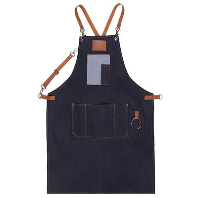 Barber Sleeveless Denim Apron Hairdresser Hair Cutting Protection Tool