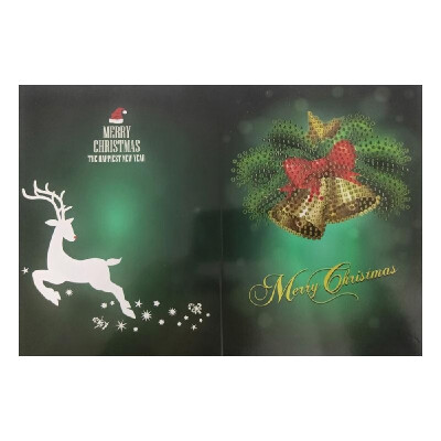 Merry Christmas Cards DIY Diamond Painting Handmade Card Round Drill Greeting Cards Rhinestones Embroidery Arts Crafts Gifts Xmas
Merry Christmas Cards DIY Diamond Painting Handmade Card Round Drill Greeting Cards Rhinestones Embroidery Arts Crafts Gifts Xmas