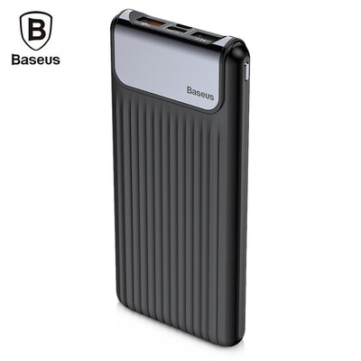 Baseus Thin Digital Display 10000mAh Power Bank QC 30 Dual USB Micro USB Type-C Input External Battery Charger
Baseus Thin Digital Display 10000mAh Power Bank QC 30 Dual USB Micro USB Type-C Input External Battery Charger