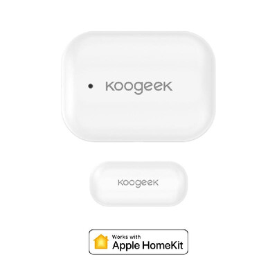 Koogeek Door Window Sensor Work with Apple HomeKit No Hub Required Replaceable Battery Remote Access Automatic Trigger for Doors
Koogeek Door Window Sensor Work with Apple HomeKit No Hub Required Replaceable Battery Remote Access Automatic Trigger for Doors
