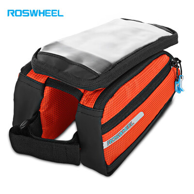 ROSWHEEL 121273 1L Bike Cycling Touch Screen Bag Front Tube Pannier Double Pouch for 55 inch Cellphone
ROSWHEEL 121273 1L Bike Cycling Touch Screen Bag Front Tube Pannier Double Pouch for 55 inch Cellphone