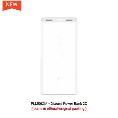 Original Xiaomi Power Bank 20000mAh 2C Portable Charger Support QC30 Dual USB Mi External Battery Bank 20000 for Mobile Phones
Original Xiaomi Power Bank 20000mAh 2C Portable Charger Support QC30 Dual USB Mi External Battery Bank 20000 for Mobile Phones