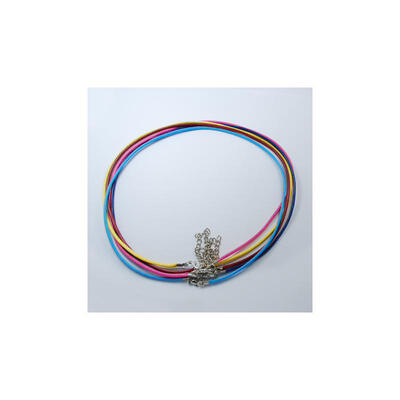 Imitation Leather Necklace Cords with Platinum Color Iron Lobster Clasps&Iron Chains Mixed Color 18
Imitation Leather Necklace Cords with Platinum Color Iron Lobster Clasps&Iron Chains Mixed Color 18