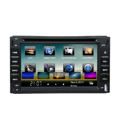 6" 2 Din Car DVD USB SD Player GPS Navigation Bluetooth Radio Multimedia HD Entertainment System for Car
6" 2 Din Car DVD USB SD Player GPS Navigation Bluetooth Radio Multimedia HD Entertainment System for Car