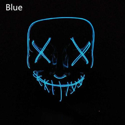 Led Mask Halloween Party Masque Masquerade Masks Neon Maske Light Glow In The Dark Mascara Horror Maska Glowing Masker Purge
Led Mask Halloween Party Masque Masquerade Masks Neon Maske Light Glow In The Dark Mascara Horror Maska Glowing Masker Purge