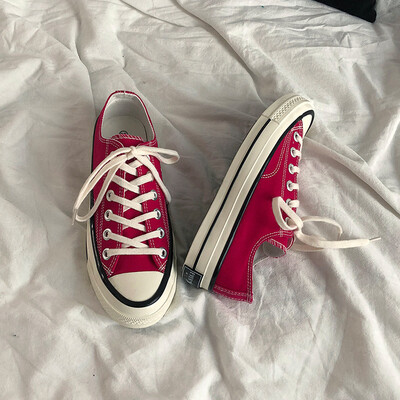 Comet EVENSTAR 1970s canvas shoes rose red chic Korea ulzzang casual shoes street shooting wild
Comet EVENSTAR 1970s canvas shoes rose red chic Korea ulzzang casual shoes street shooting wild