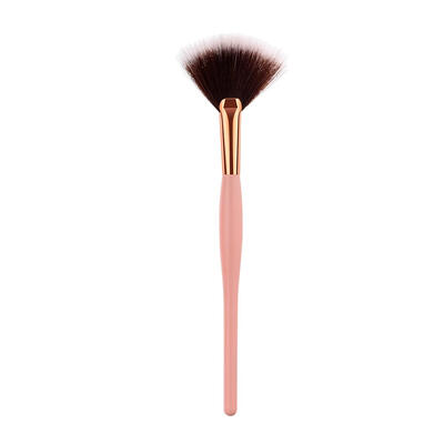 Fan-shaped Pro Makeup Brush Loose Powder Foundation Blusher Cosmetic Tool