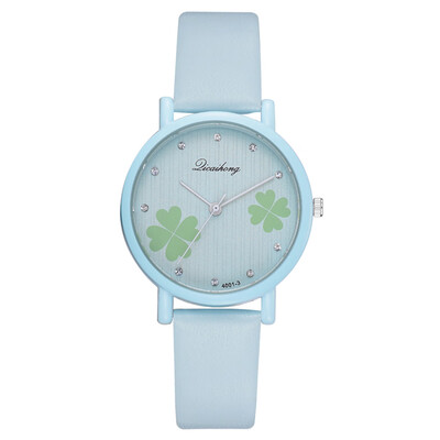 Korean fashion casual four-leaf clover womens watch wish hot small fresh girls wild temperament watch
Korean fashion casual four-leaf clover womens watch wish hot small fresh girls wild temperament watch