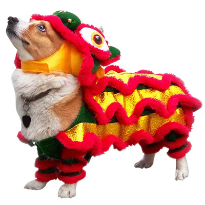 Halloween Funny Dog Clothes New Years Pet Chinese Costume Dragon Dance Lion Dog Party Lion Dance Red Festive Lucky Cat Clothes
Halloween Funny Dog Clothes New Years Pet Chinese Costume Dragon Dance Lion Dog Party Lion Dance Red Festive Lucky Cat Clothes