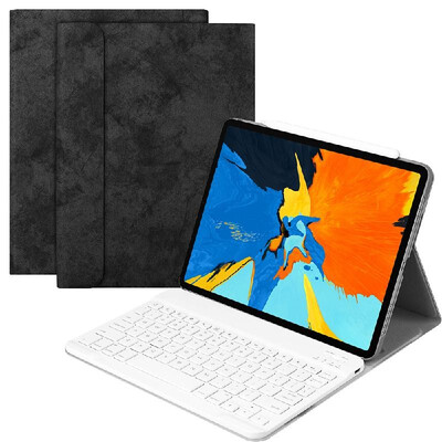 BT Wireless Keyboard Case Cover Protective Case Portable Keyboard for 2018 iPad Pro 11White-Blue
BT Wireless Keyboard Case Cover Protective Case Portable Keyboard for 2018 iPad Pro 11White-Blue