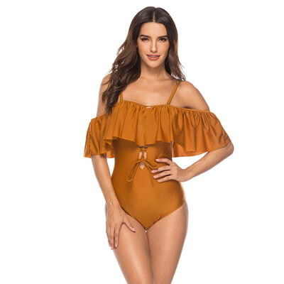 Saidsome Women High Waist Cross Strap Swimwear Ruffle Swimsuit Push Up Padded Bikini
Saidsome Women High Waist Cross Strap Swimwear Ruffle Swimsuit Push Up Padded Bikini