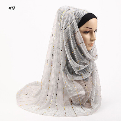 New Muslim scarf European&American style sequins cross-border headscarf Muslim hijab autumn shawl scarves
New Muslim scarf European&American style sequins cross-border headscarf Muslim hijab autumn shawl scarves