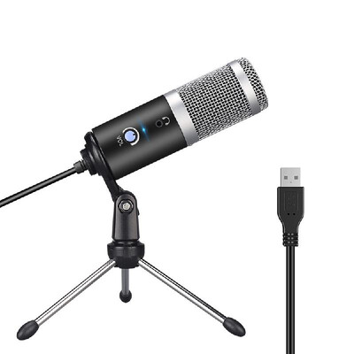 Professional Microphone for Computer with USB Plug&Tripod Stand Broadcasting Recording Microphones KTV Mic
Professional Microphone for Computer with USB Plug&Tripod Stand Broadcasting Recording Microphones KTV Mic