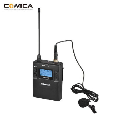 CoMica CVM-WM300TX UHF 96-Channel Wireless Metal Microphone Transmitter with Lavalier Mic Built-in Lithium Battery 37V 2000mAh fo
CoMica CVM-WM300TX UHF 96-Channel Wireless Metal Microphone Transmitter with Lavalier Mic Built-in Lithium Battery 37V 2000mAh fo