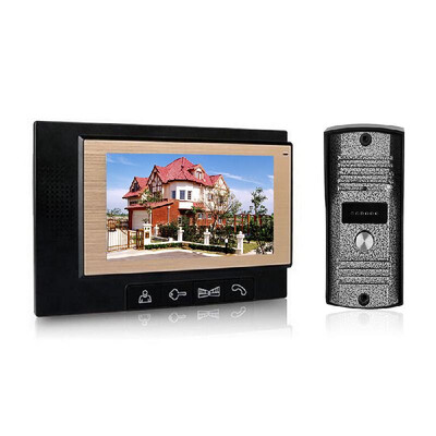 Home Security 7-inch LCD Color Video Door Phone Intercom System Night Vision Camera Kit IR Night Vision Camera Door Bell for Apart
Home Security 7-inch LCD Color Video Door Phone Intercom System Night Vision Camera Kit IR Night Vision Camera Door Bell for Apart