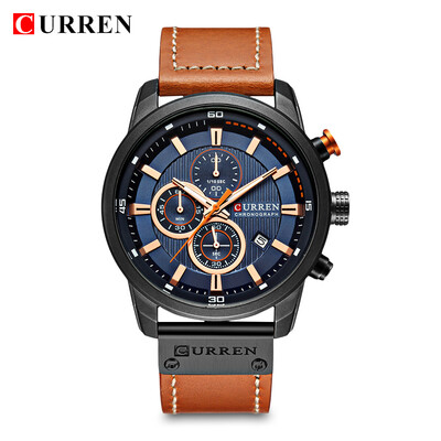 Curren 8291 Male Quartz Watch Leather Strap Business Wristwatch
Curren 8291 Male Quartz Watch Leather Strap Business Wristwatch