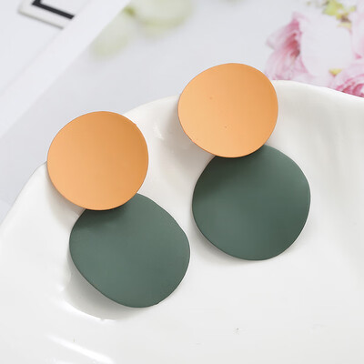 New Arrival wing Womens Fashion Unique Metal Drop Earrings Trendy Candy Colors Round Statement Earrings for Women Jewelry 2019
New Arrival wing Womens Fashion Unique Metal Drop Earrings Trendy Candy Colors Round Statement Earrings for Women Jewelry 2019