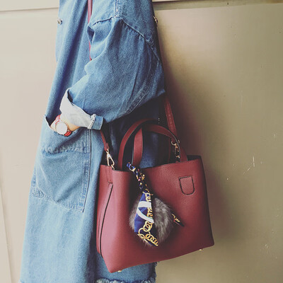 Female Shoulder Bag Girls Messenger bag Casual Women Bag Litchi Pattern Soft PU Leather Women Handbag Two Pieces
Female Shoulder Bag Girls Messenger bag Casual Women Bag Litchi Pattern Soft PU Leather Women Handbag Two Pieces