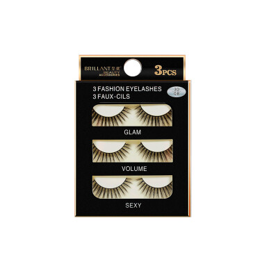 Gobestart 3 Pairs 3D Long False Eyelashes Makeup Natural Fake Thick Black Eye Lashes
Gobestart 3 Pairs 3D Long False Eyelashes Makeup Natural Fake Thick Black Eye Lashes