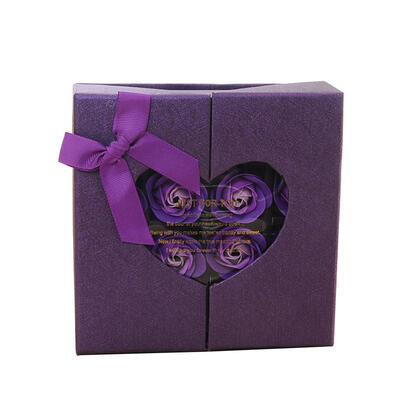16pcsBox Creative Rose Flower Bath Body Scented Soap Valentine Day Gift