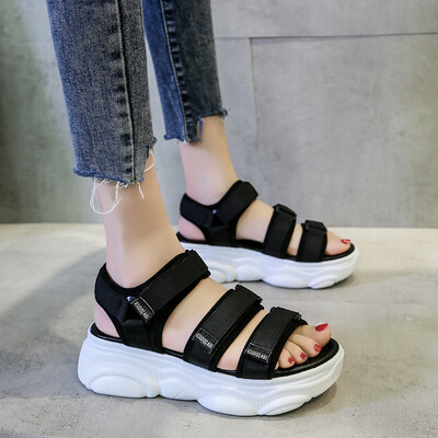 Sequin sandals Summer tide of students in Rome womens shoes with super-hot flat soles&INS thick soles
Sequin sandals Summer tide of students in Rome womens shoes with super-hot flat soles&INS thick soles