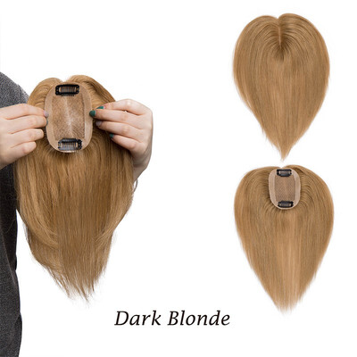 Silk Base Human Hair Toppers for Women Clip in Top Hairpiece Toupee for Thinning Hair
Silk Base Human Hair Toppers for Women Clip in Top Hairpiece Toupee for Thinning Hair