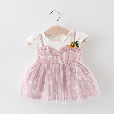 Flower Girl Dress Summer Short Sleeve Kids Dress For Girls Fashion Girl Clothes Toddler Clothes Girls Print Fake Two Piece Dress
Flower Girl Dress Summer Short Sleeve Kids Dress For Girls Fashion Girl Clothes Toddler Clothes Girls Print Fake Two Piece Dress