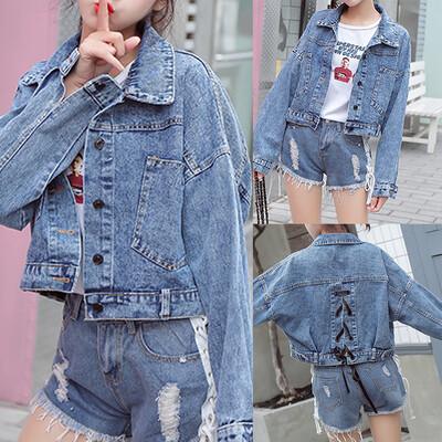 Toponeto Womens Casual Jean Jacket Long Sleeve Denim Coat Retro Cowboy Pockets Jacket
Toponeto Womens Casual Jean Jacket Long Sleeve Denim Coat Retro Cowboy Pockets Jacket